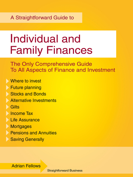 Cover image for Individual and Family Finances